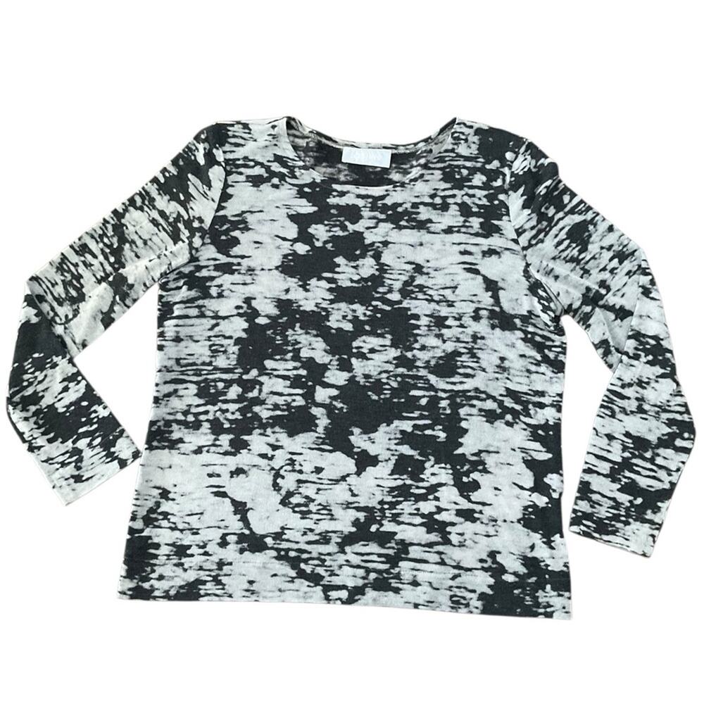 Loes Hinse Abstract Patterned Women's Long Sleeve Top Size Large EUC